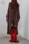 Vitelli leg cover FW22_LFT_002 dark red